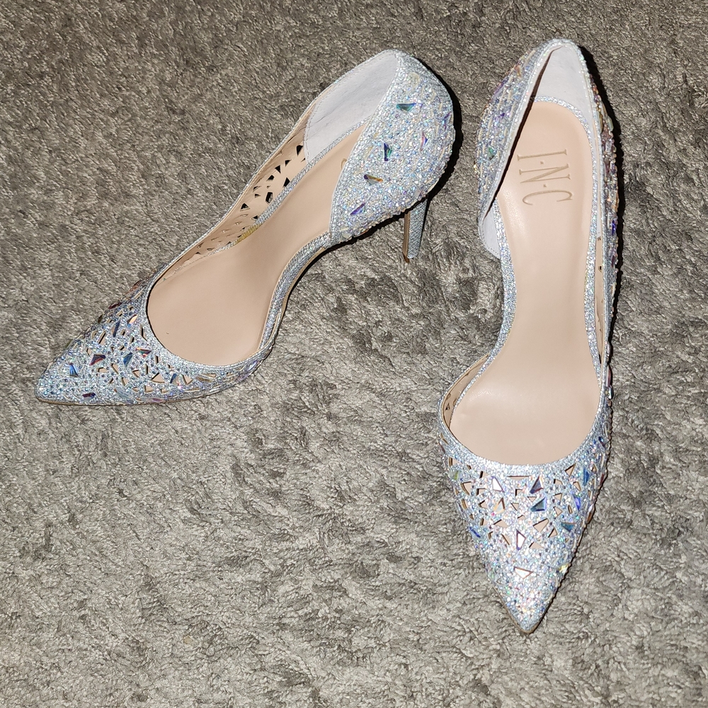 INC International Concepts' Kenjay Silver Pumps